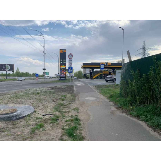 Фасадна земельна ділянка 23 сотки на трасі у Вишгороді